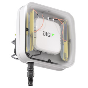 Taoglas THOR50 (Thunder) 4:1 Integrated Antenna for the DIGI EX50 Router, IP67 rated, wall or pole mount